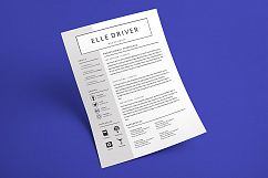 Simple Elegant MS Word Resume Template Product Image 5