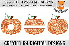 Swirl Pumpkin SVG for Silhouette, Cricut, Scan N Cut Product Image 1