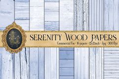 16 Serenity Wood Texture Digital Papers, Barn Wood Papers Product Image 1