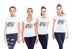 Women&#039;s T-shirts Mock-Up Product Image 5