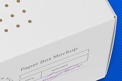 Paper Box Mockup Half Side View Product Image 6