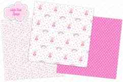 Fairy digital papers, Unicorn digital papers, Fairy patterns Product Image 3