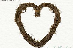 Large Wreaths &amp; Garland From My Garden/ Clipart- Elements Product Image 8