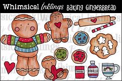Baking Gingerbread Clipart Collection Product Image 1