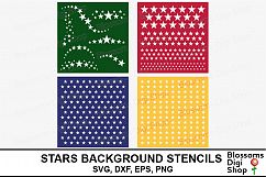 Stars Background Stencils Product Image 1