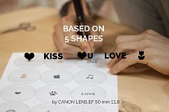 28 Heart Bokeh Photo Overlays Product Image 8