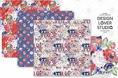 4th of July digital paper pack Product Image 4