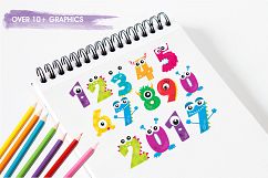 Monster Numbers graphics and illustrations Product Image 3