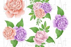 Spring girl clipart Product Image 5