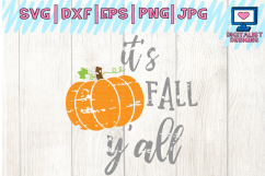 it&#039;s fall y&#039;all svg, Pumpkin svg, fall svg Product Image 2