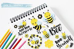 Bee awesome graphics and illustrations Product Image 2