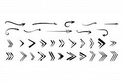 220 Hand-Drawn Vector Arrows - Fun, Decorative, and Artistic Product Image 4