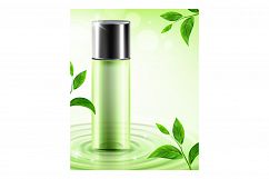 Micellar Water Cosmetic Promotional Banner Vector Product Image 1