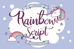 Rainbow Script Product Image 1