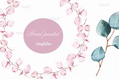 Eucalyptus watercolor clipart Product Image 4