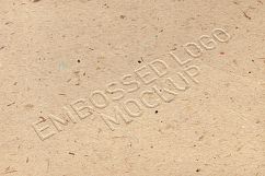 Embossed Logo Mockup Product Image 1