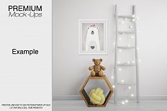 Kids Room &amp; Frame Mockup Product Image 12