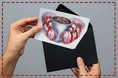 Watercolor Christmas coffee Product Image 5