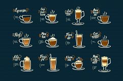 Coffee drinks illustration Product Image 2