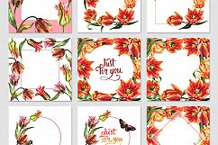 Tulip PNG watercolor flower set Product Image 4