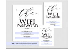 Wifi Password sign Product Image 4