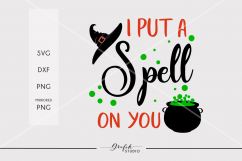 I put a spell on you Halloween SVG File Product Image 2