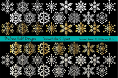 Snowflake Clipart Product Image 1