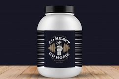 Protein Container, Supplement bottle Mock Up Product Image 6