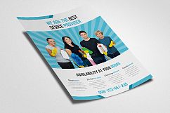 Cleaning House Service Flyer Template Product Image 3