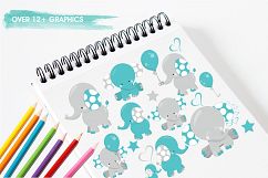 Boy Elephants graphics and illustrations Product Image 3