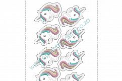 Unicorn Head Feltie Grouped Layouts Design Product Image 4