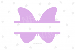 Butterfly Frame SVG File Product Image 1