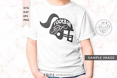 Football girl SVG DXF EPS PNG Product Image 3