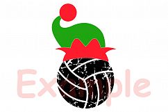 Volleyball Christmas Hat svg Elf sweater svg Elf 1047s Product Image 3