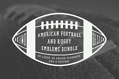 Football and Rugby Emblems Bundle Product Image 6