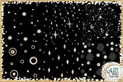 Champagne Ivory Gold Seamless Digital Papers,Border,Overlay Product Image 3