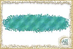 Turquoise Glitter Blue and Green Digital Clipart Brush Stroke 24 of beautiful PNG files Product Image 15