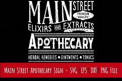 Main Street Apothecary | SVG | PNG | Vintage Farmhouse Product Image 1