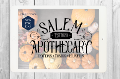 Salem Apothecary SVG PNG DXF Cutting File Clipart Art Vector Product Image 1