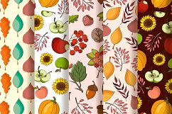 Autumn Patterns Collection - vector illustration Product Image 4