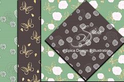 White roses. Basic digital paper Product Image 3