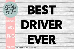 Best Driver Ever SVG Cut File Product Image 1