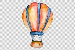 Colorful hot air balloon PNG set Product Image 2