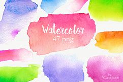 Watercolor Background Watercolor Blotches Product Image 1