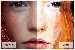 Lovely Watercolor Effect | Photoshop Actions Product Image 35