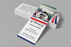 Funeral Bookmark for Army Military Product Image 1