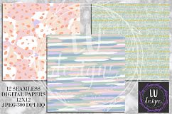 Abstract Paint Digital Paper Pack Product Image 2
