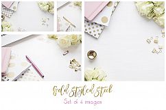 Pink and Gold Styled Desktop Photos Product Image 1