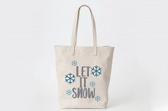 Let it Snow SVG Cut File - Christmas SVG Product Image 8