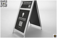 Sidewalk Poster Sign Mockup Product Image 5
